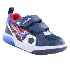 Baskets Basses Lumineuses Geox J659CB J INEK Navy / Red