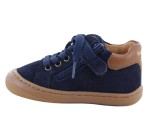 Bottines  Babybotte ARGO ZIP Velour Bleu