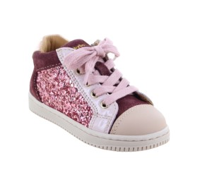 Bottines fille  Babybotte FRIDA 9018B016 Vieux Rose